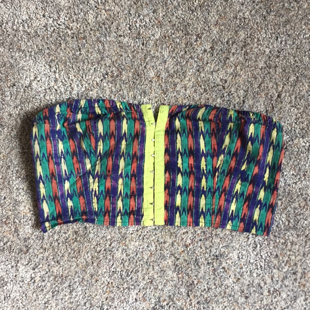 Urban Outfitters Sparkle & Fade bandeau crop top